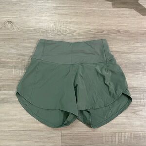 lululemon athletica Olive Green Athletic Shorts